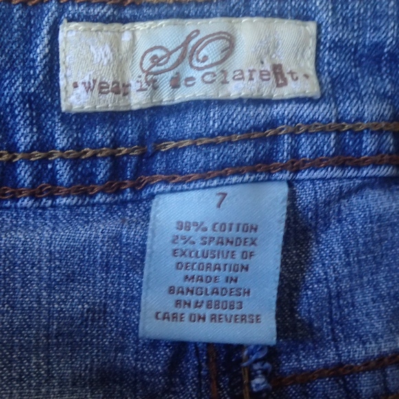 SO Wear It Declare It Slim Women's Jeans Size 7 - Picture 7 of 8